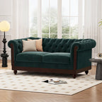 Divanetto Chesterfield in velluto