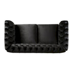 Divanetto Chesterfield in velluto