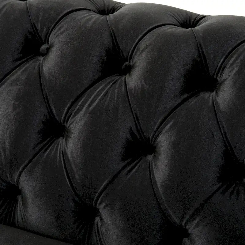 Divanetto Chesterfield in velluto