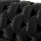 Divanetto Chesterfield in velluto