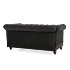 Divanetto Chesterfield in velluto