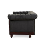 Divanetto Chesterfield in velluto