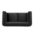 Divanetto Chesterfield in velluto