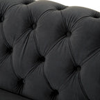 Divanetto Chesterfield in velluto