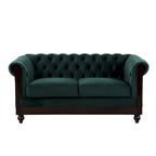 Divanetto Chesterfield in velluto