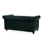 Divanetto Chesterfield in velluto