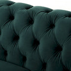 Divanetto Chesterfield in velluto