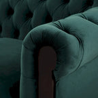 Divanetto Chesterfield in velluto