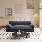Divano letto estraibile Queen 66, divano letto convertibile 3-in-1 con vano portaoggetti laterale