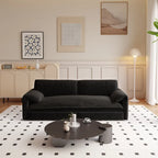 Divano letto estraibile Queen 66, divano letto convertibile 3-in-1 con vano portaoggetti laterale