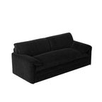 Divano letto estraibile Queen 66, divano letto convertibile 3-in-1 con vano portaoggetti laterale