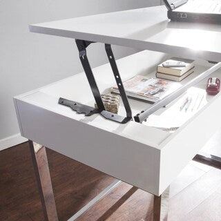 Scrivania regolabile in altezza Sit/Stand, bianca
