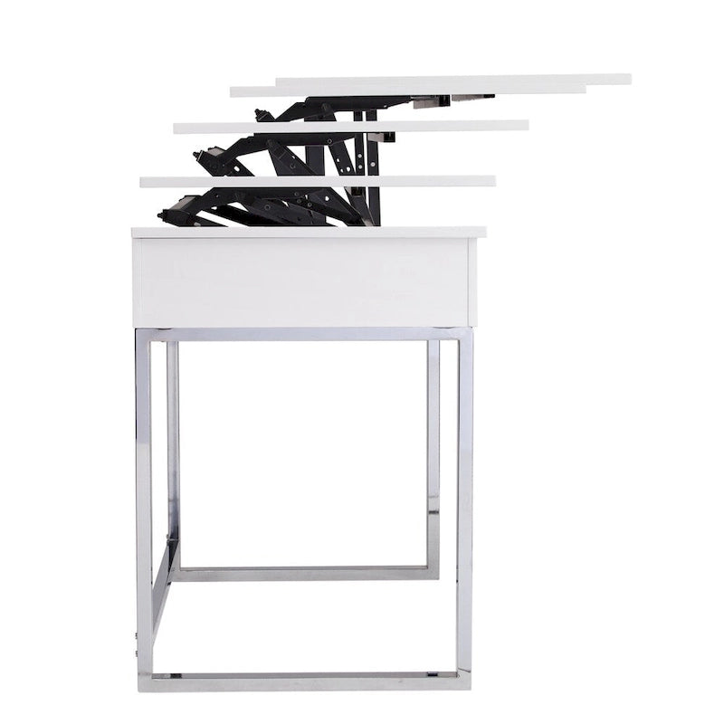 Scrivania regolabile in altezza Sit/Stand, bianca