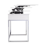 Scrivania regolabile in altezza Sit/Stand, bianca