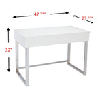 Scrivania regolabile in altezza Sit/Stand, bianca