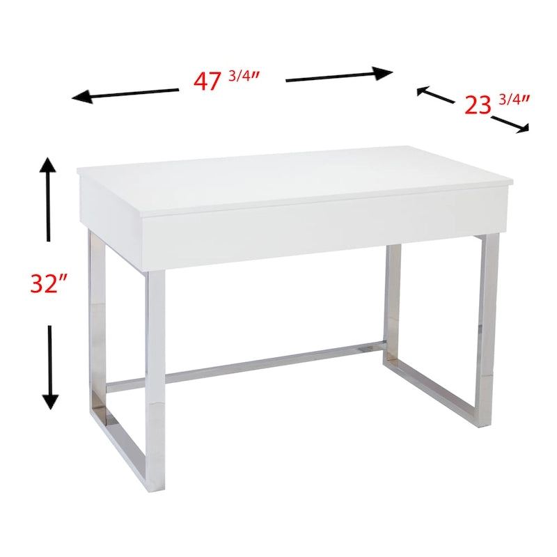 Scrivania regolabile in altezza Sit/Stand, bianca