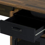 Scrivania a L multi-storage Urban da 63 pollici