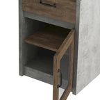 Scrivania a L multi-storage Urban da 63 pollici