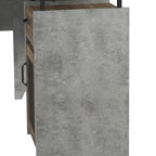 Scrivania a L multi-storage Urban da 63 pollici