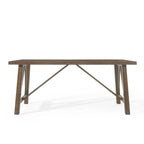 Tavolo da pranzo 7 pezzi Farmhouse Wood
