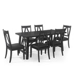 Tavolo da pranzo 7 pezzi Farmhouse Wood