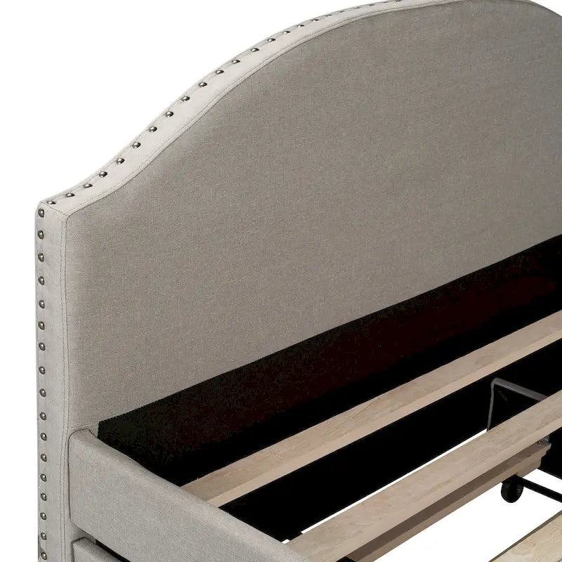 Divano letto imbottito Full Size con letto estraibile Twin Size