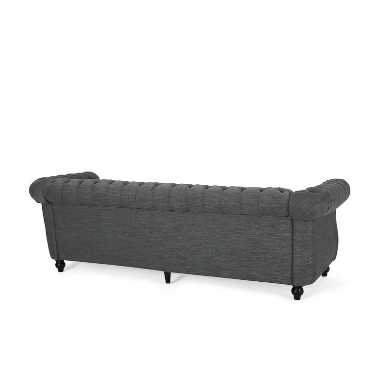 Divano Chesterfield a 3 posti con capitonné