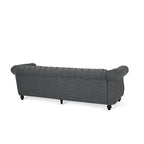 Divano Chesterfield a 3 posti con capitonné