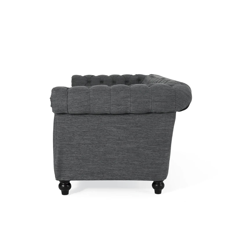 Divano Chesterfield a 3 posti con capitonné