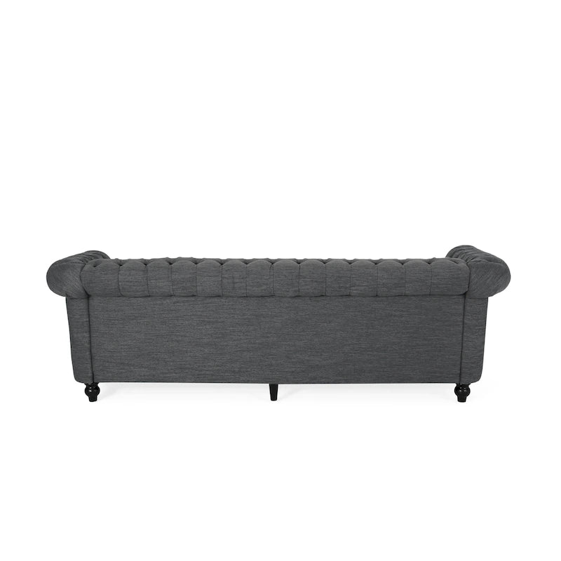 Divano Chesterfield a 3 posti con capitonné