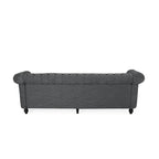 Divano Chesterfield a 3 posti con capitonné