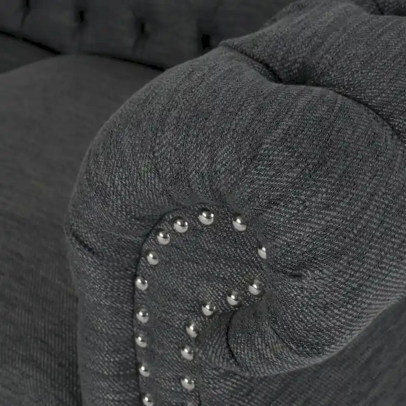 Divano Chesterfield a 3 posti con capitonné