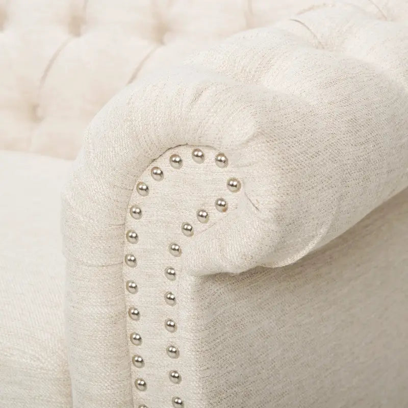 Divano Chesterfield a 3 posti con capitonné