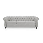 Divano Chesterfield a 3 posti con capitonné
