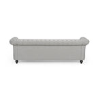 Divano Chesterfield a 3 posti con capitonné