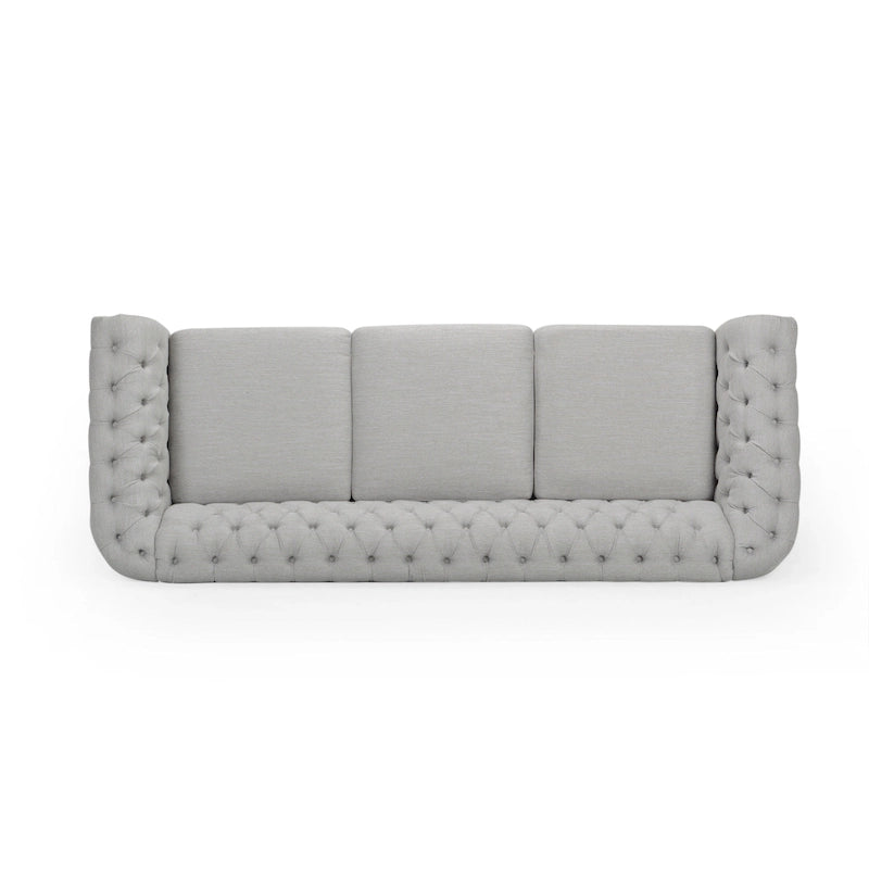 Divano Chesterfield a 3 posti con capitonné