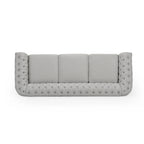 Divano Chesterfield a 3 posti con capitonné