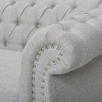 Divano Chesterfield a 3 posti con capitonné