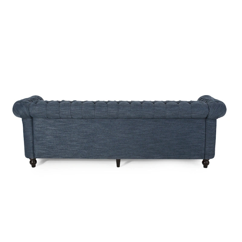 Divano Chesterfield a 3 posti con capitonné