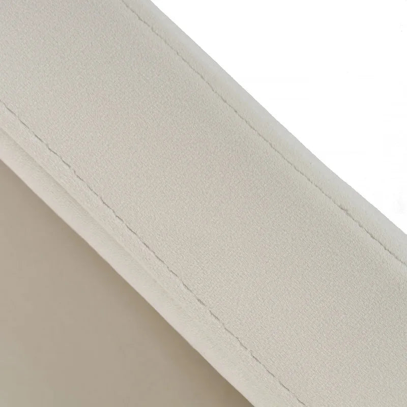 Sedia da pranzo moderna beige e ottone anticato color rame