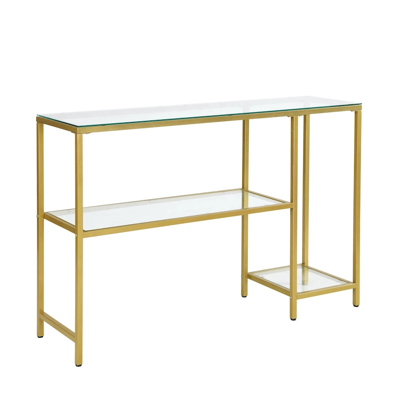 Consolle con ripiani - Oro