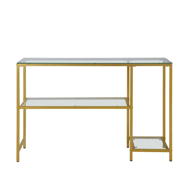Consolle con ripiani - Oro