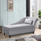 Chaise longue da interno Divano imbottito reclinabile Sedia a sdraio per soggiorno camera da letto