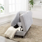 Chaise longue da interno Divano imbottito reclinabile Sedia a sdraio per soggiorno camera da letto