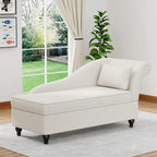 Chaise longue da interno Divano imbottito reclinabile Sedia a sdraio per soggiorno camera da letto
