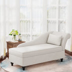 Chaise longue da interno Divano imbottito reclinabile Sedia a sdraio per soggiorno camera da letto