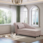 Chaise longue da interno Divano imbottito reclinabile Sedia a sdraio per soggiorno camera da letto