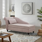 Chaise longue da interno Divano imbottito reclinabile Sedia a sdraio per soggiorno camera da letto