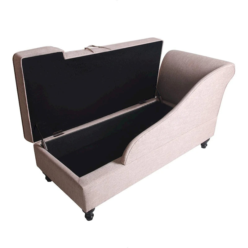 Chaise longue da interno Divano imbottito reclinabile Sedia a sdraio per soggiorno camera da letto