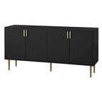 Madia/Credenza a Quattro Ante Stile Mid-Century